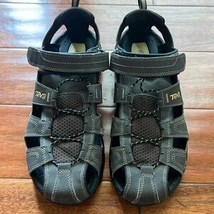 Teva Men's Forebay Shockpad Water Sandal Turkish Coffee Color  Size 12